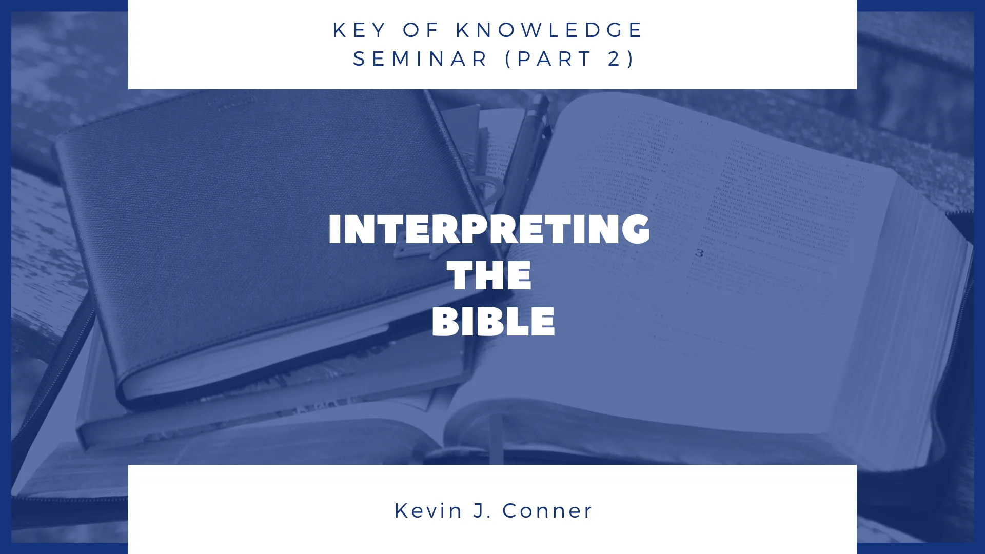 Interpreting the Bible - Online Course